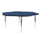 Correll Flower Adjustable Height Activity Kids School Table, High Pressure Laminate, Blue A60-FLR-37 - alternate 1